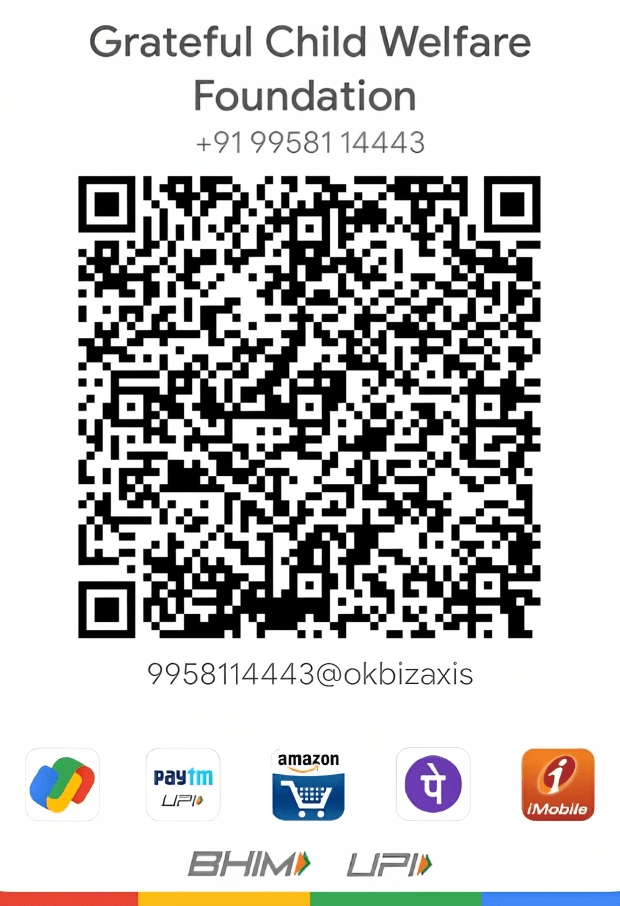 Grateful Child Welfare Foundation QR Code