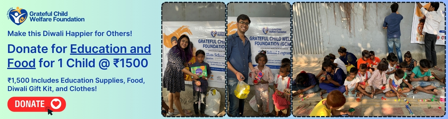 Donate on Diwali for Slum Children