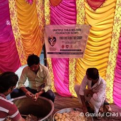 Food Preparation for Distribution at Delhi